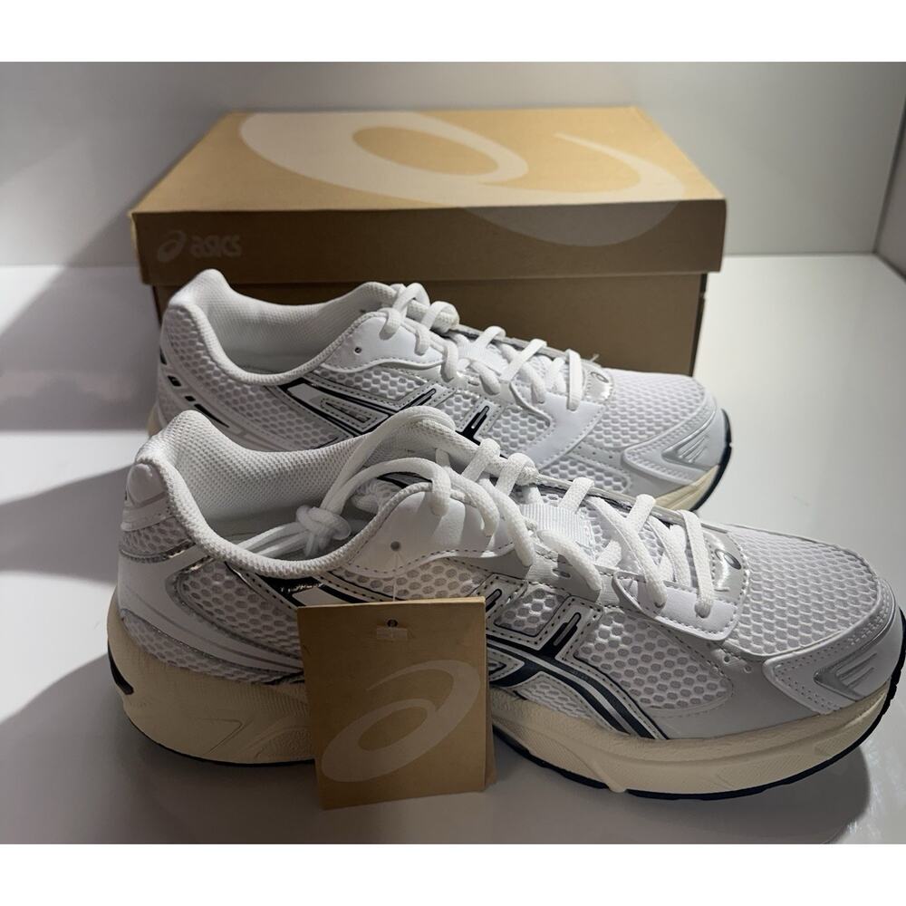 ASICS Gel 1130 White Cloud Grey 1201A256-118 Men’s size 8 Women’s Size 9 1/2 NEW - Picture 2 of 8